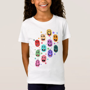 Emotionen Farbige Gesichter T-Shirt