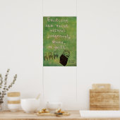 Emotionen können ohne Urteil existieren - Igel Poster (Küche)