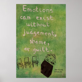 Emotionen können ohne Urteil existieren - Igel Poster