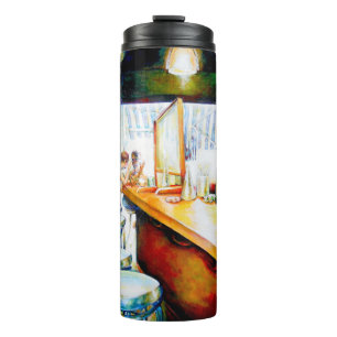 Emotionen motivieren, Logik rechtfertigt Thermosbecher