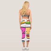 Emotionen und Kinder Capri Leggings (Rückseite)