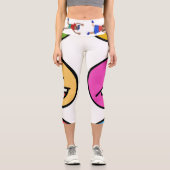 Emotionen und Kinder Capri Leggings (Vorderseite)