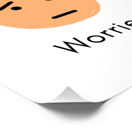 Emotions Large Glossy Poster (Ecke)