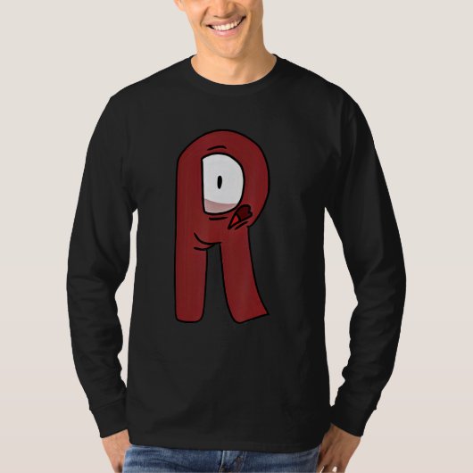 Emotionsbuchstabe R Alphabet-Folklore T-Shirt (Vorderseite)