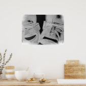 Emotionsmasken Poster (Küche)