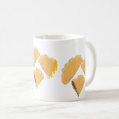 Empanada Fleisch Käse Tropfen Hand gezogen Kaffeetasse (VorderseiteRechts)