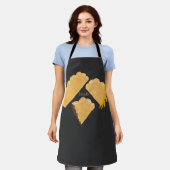 Empanada Fleisch Käse Tropfen Hand gezogen Schürze (Getragen)