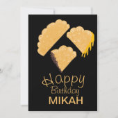 Empanada Hand Drawn Geburtstag Einladung (Vorderseite)