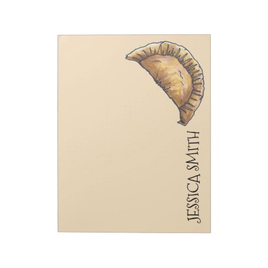 Empanada Personalisierter Feinschmecker Empanadas  Notizblock (Rotiert)