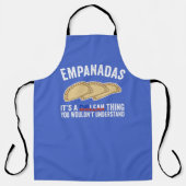 Empanadas Es ist eine chilenische Sache, die man n Schürze (Vorderseite)