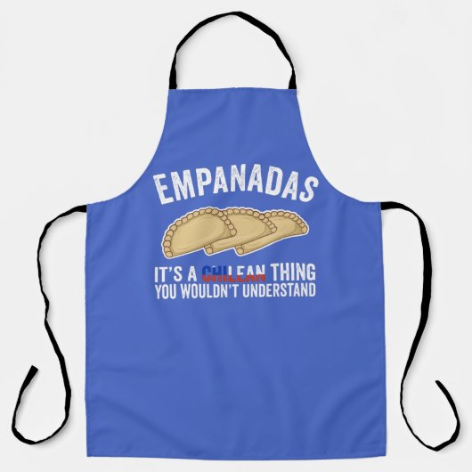 Empanadas Es ist eine chilenische Sache, die man n Schürze (Vorderseite)