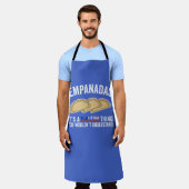 Empanadas Es ist eine chilenische Sache, die man n Schürze (Getragen)