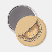 Empanadas Latin South American Fried Pastries Food Magnet (Vorderseite/Rückseite)