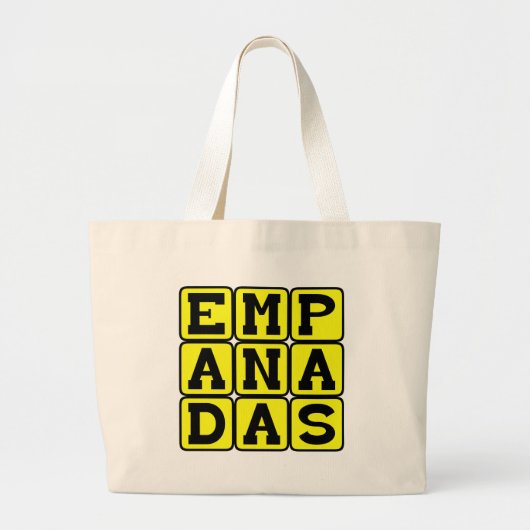 Empanadas, mexikanisches Essen Jumbo Stoffbeutel (Vorne)