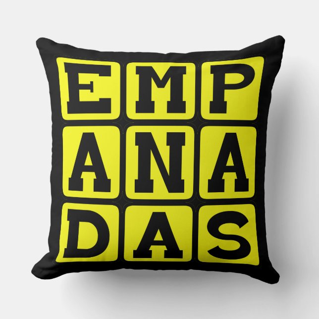 Empanadas, mexikanisches Essen Kissen (Vorderseite)