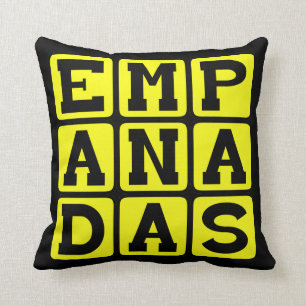 Empanadas, mexikanisches Essen Kissen