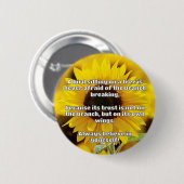 Empath Belief positive Ermutigungsquote Button (Vorne & Hinten)