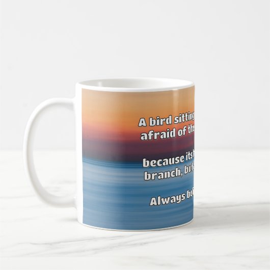 Empath Belief positive Ermutigungsquote Kaffeetasse (Links)