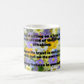 Empath Belief positive Ermutigungsquote Kaffeetasse (Mittel)