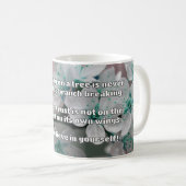 Empath Belief positive Ermutigungsquote Kaffeetasse (VorderseiteRechts)