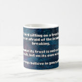 Empath Belief positive Ermutigungsquote Kaffeetasse (Mittel)