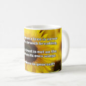 Empath Belief positive Ermutigungsquote Kaffeetasse (VorderseiteRechts)