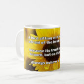 Empath Belief positive Ermutigungsquote Kaffeetasse (Vorderseite Links)