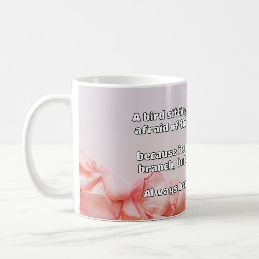 Empath Belief positive Ermutigungsquote Kaffeetasse (Links)