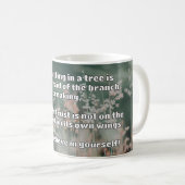 Empath Belief positive Ermutigungsquote Kaffeetasse (VorderseiteRechts)