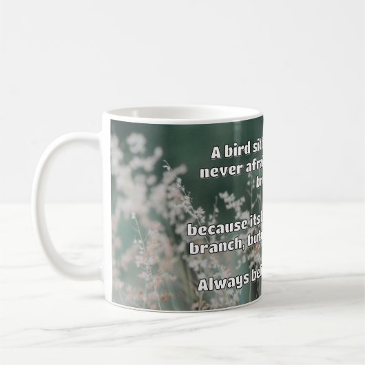 Empath Belief positive Ermutigungsquote Kaffeetasse (Links)