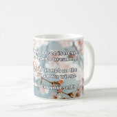 Empath Belief positive Ermutigungsquote Kaffeetasse (VorderseiteRechts)
