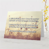 Empath Belief positive Ermutigungsquote Karte (Gelbe Blume)