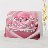Empath Belief positive Ermutigungsquote Karte (Gelbe Blume)
