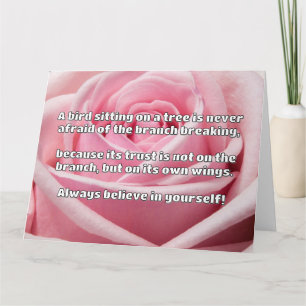 Empath Belief positive Ermutigungsquote Karte