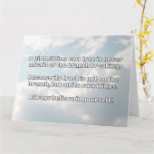 Empath Belief positive Ermutigungsquote Karte (Gelbe Blume)