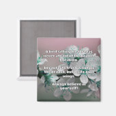 Empath Belief positive Ermutigungsquote Magnet (Vorderseite/Rückseite)