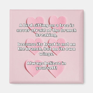 Empath Belief positive Ermutigungsquote Magnet