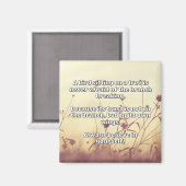 Empath Belief positive Ermutigungsquote Magnet (Vorderseite/Rückseite)