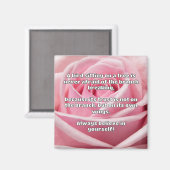 Empath Belief positive Ermutigungsquote Magnet (Vorderseite/Rückseite)