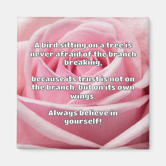 Empath Belief positive Ermutigungsquote Magnet (Vorne)