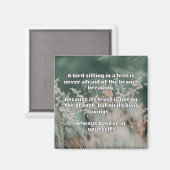 Empath Belief positive Ermutigungsquote Magnet (Vorderseite/Rückseite)