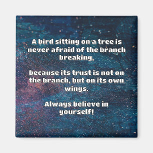 Empath Belief positive Ermutigungsquote Magnet