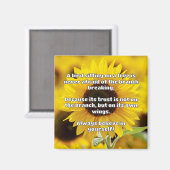 Empath Belief positive Ermutigungsquote Magnet (Vorderseite/Rückseite)