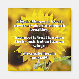 Empath Belief positive Ermutigungsquote Magnet