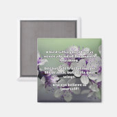 Empath Belief positive Ermutigungsquote Magnet (Vorderseite/Rückseite)