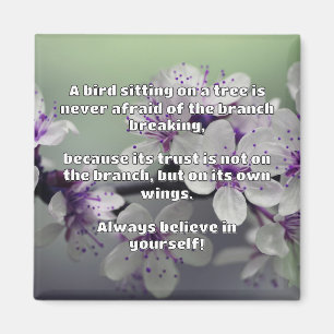 Empath Belief positive Ermutigungsquote Magnet