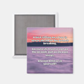 Empath Belief positive Ermutigungsquote Magnet (Vorderseite/Rückseite)