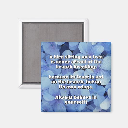 Empath Belief positive Ermutigungsquote Magnet (Vorderseite/Rückseite)