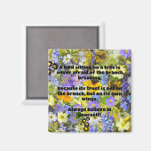 Empath Belief positive Ermutigungsquote Magnet (Vorderseite/Rückseite)