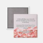 Empath Belief positive Ermutigungsquote Magnet (Vorderseite/Rückseite)